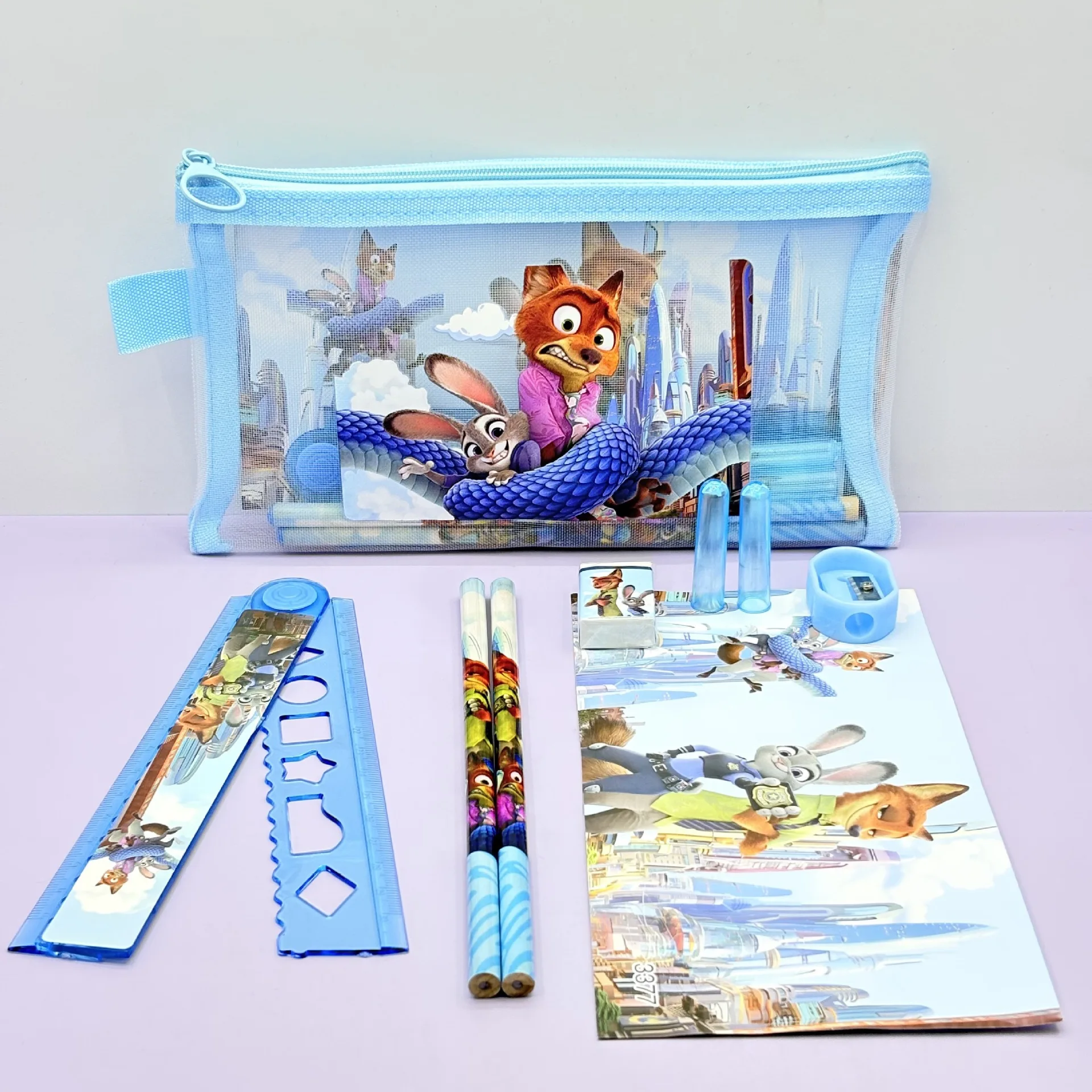 Cute Blue Cartoon Cat Kids Sta - огляд і ціна Stationery Supplier
